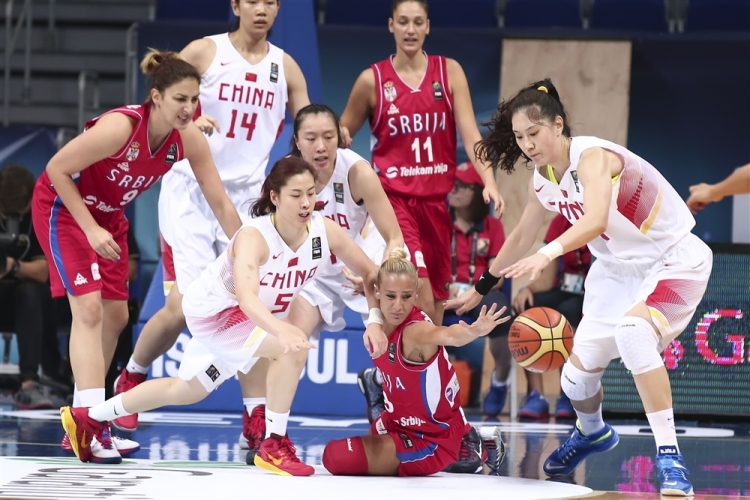 China contra Serbia. Eliminatorias del 5º al 8º puesto