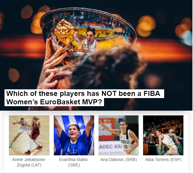 FIBA propone un test de conocimientos sobre la historia del Eurobasket